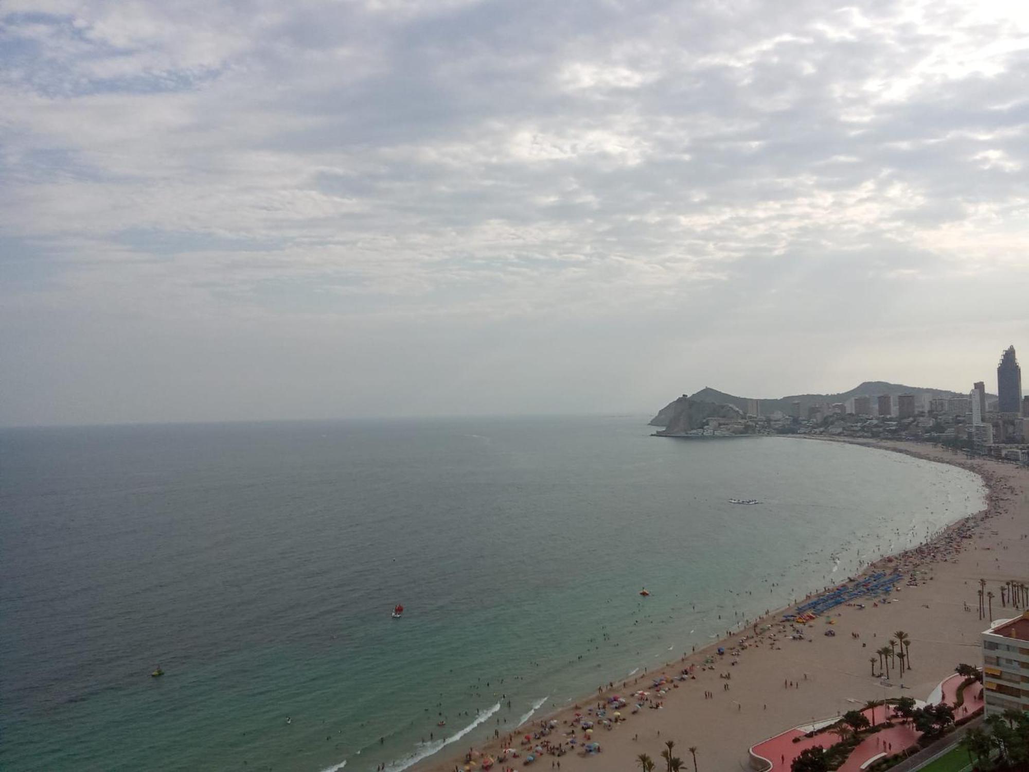 Ferienwohnung Nuevo Apto Balcon De Poniente 1 A Linea Playa Torre 2 Luxe Sm Con Aire, Piscina,Jar Vistas Espectaculares Al Mar De Benidorm Exterior foto